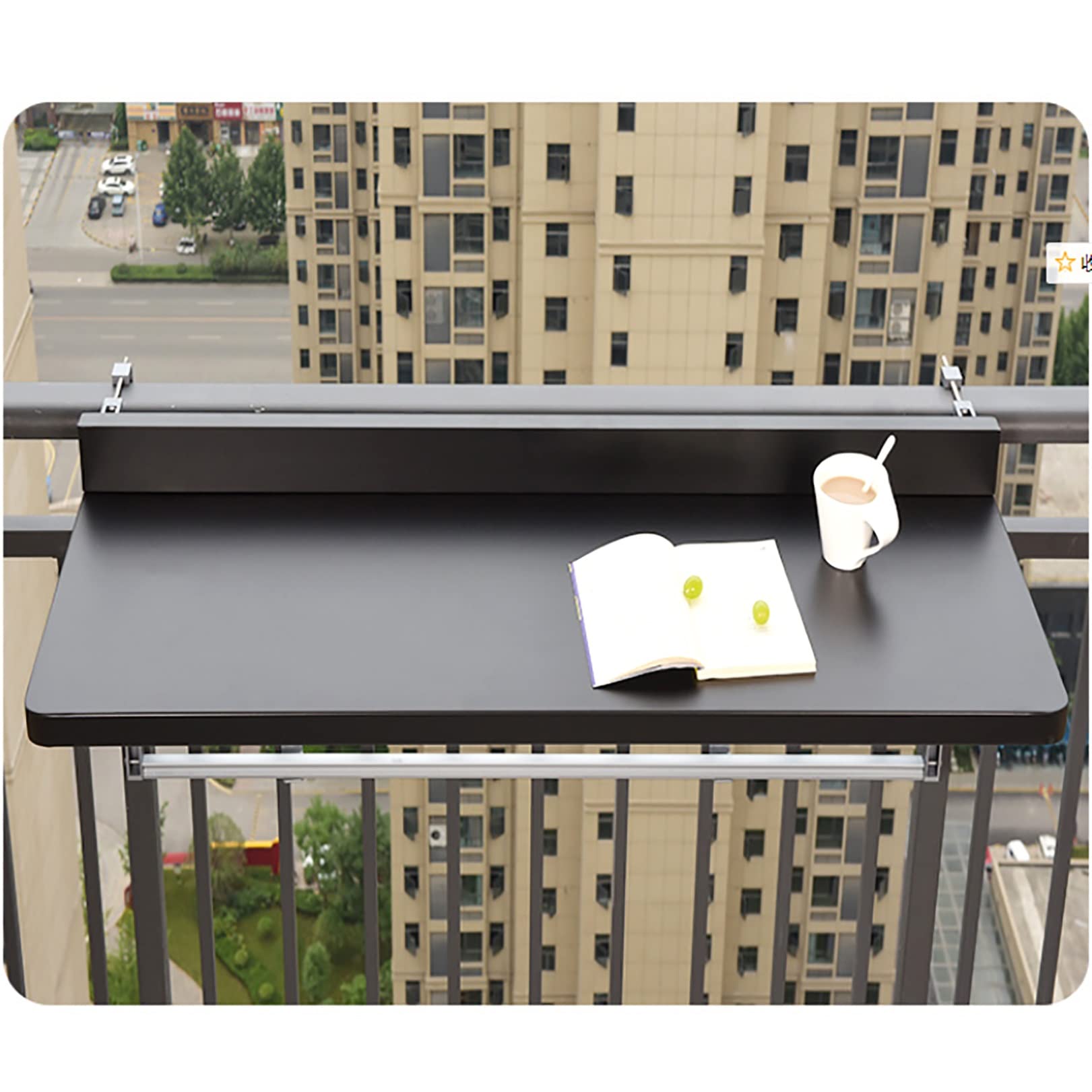 Meubles de balcon de jardin 80 cm pour un café en plein air sur votre terrasse