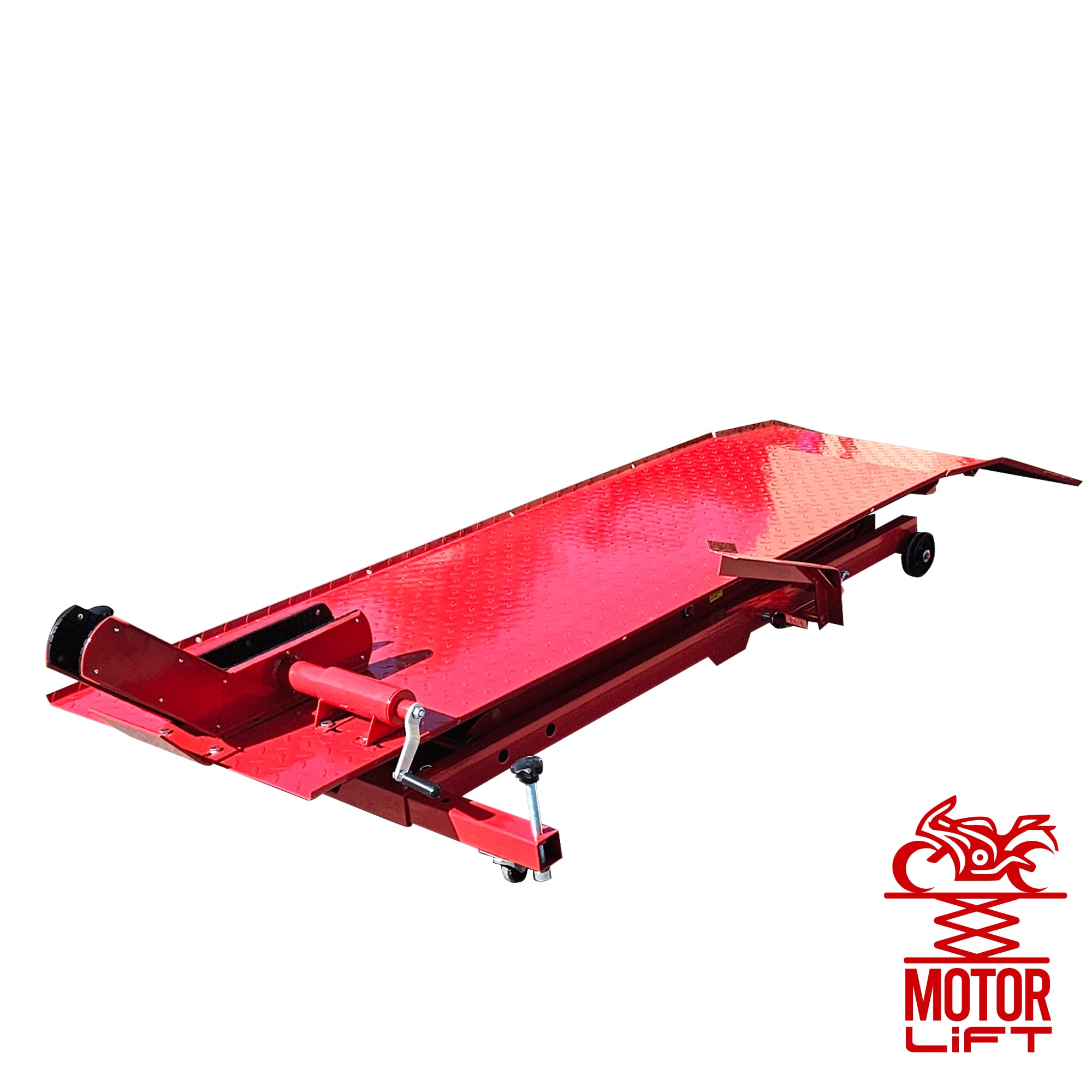 MotorLift450 - Rampa de montaje para moto, 450 kg, hidráulica