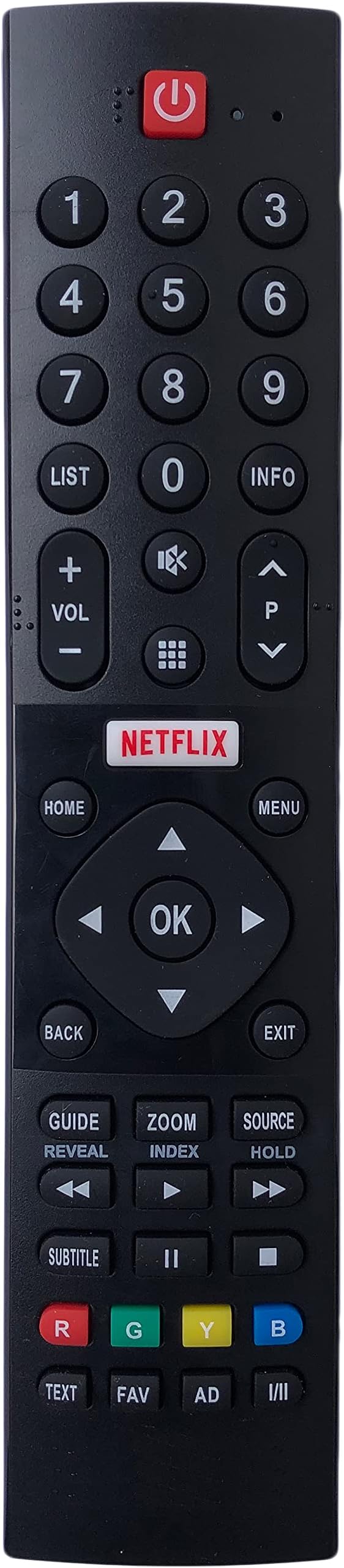 LOHAYA Remote Compatible for Panasonic Smart LED LCD HD Tv Remote Control with Netflix Function