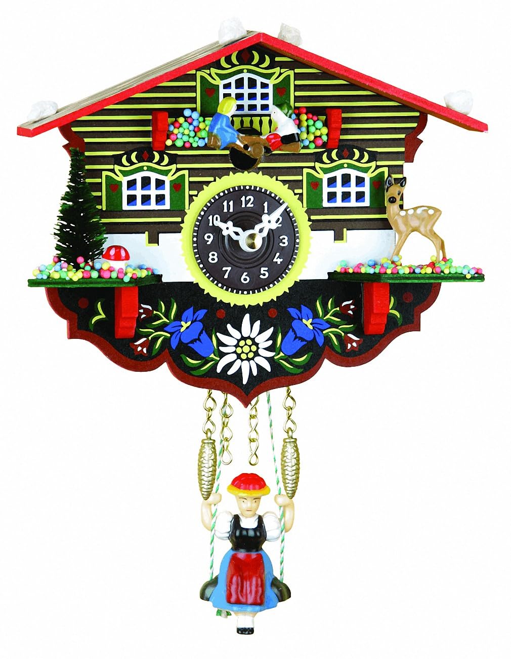 Reloj en Miniatura de la Selva Negra Trenkle regalo original decorativo suizo