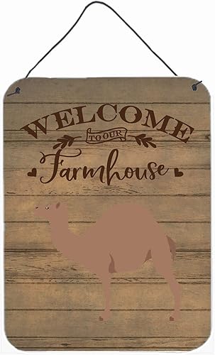 Miniatura 1 de Caroline's Treasures CK6763DS1216 F1 - Impresión para colgar en la pared o la puerta, diseño de camello híbrido, 12 x 16, multicolor