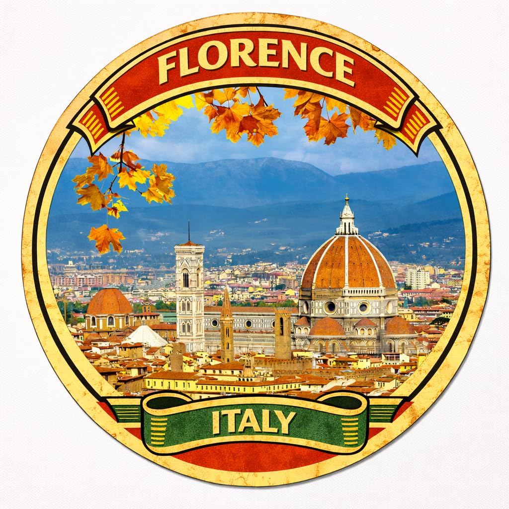 Florence Italy Decorative Souvenir Fridge Magnet A0039