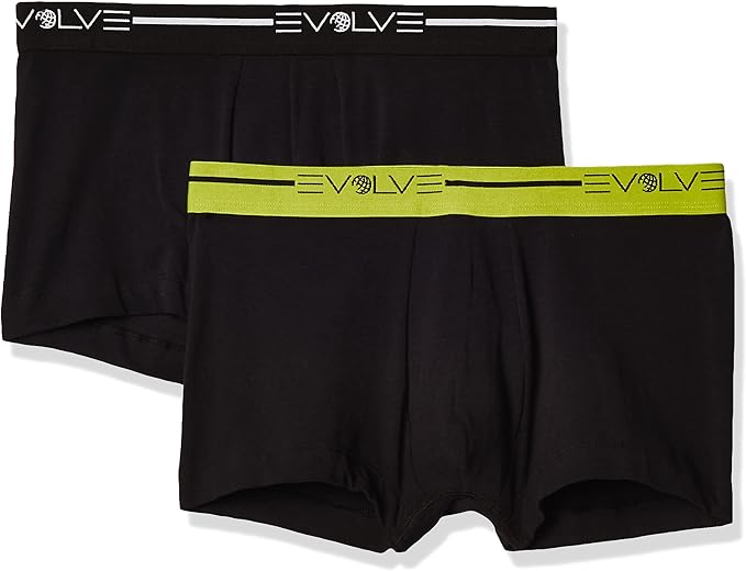 Evolve Men's Cotton Stretch No Show Trunk Underwear