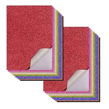 Amazon | グリッターシート 【20枚セット】 10色 A4サイズ 応援