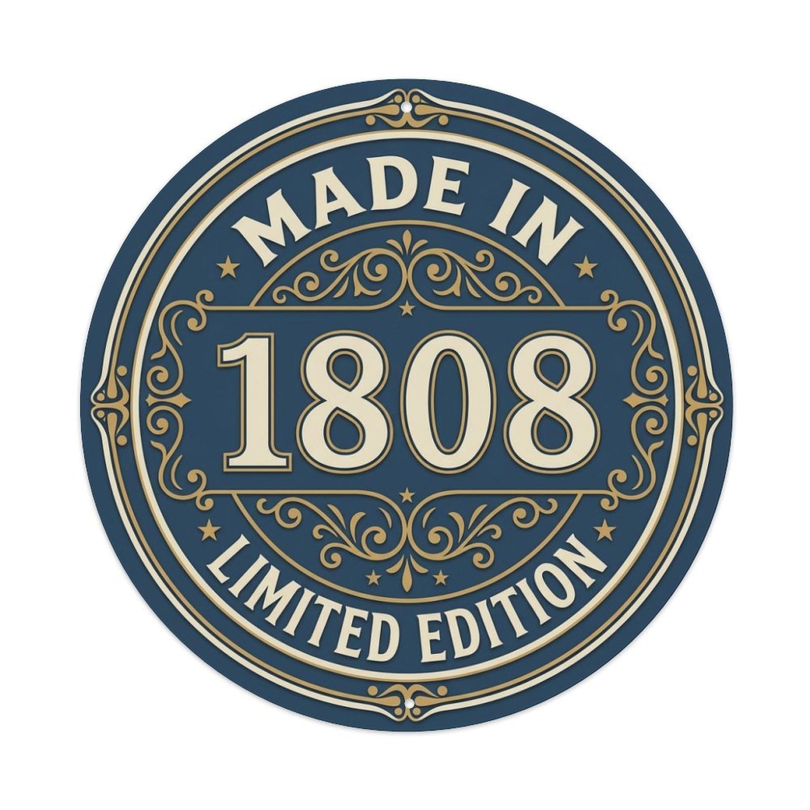 Made In 1808 Limited Edition Metal Tin Sign