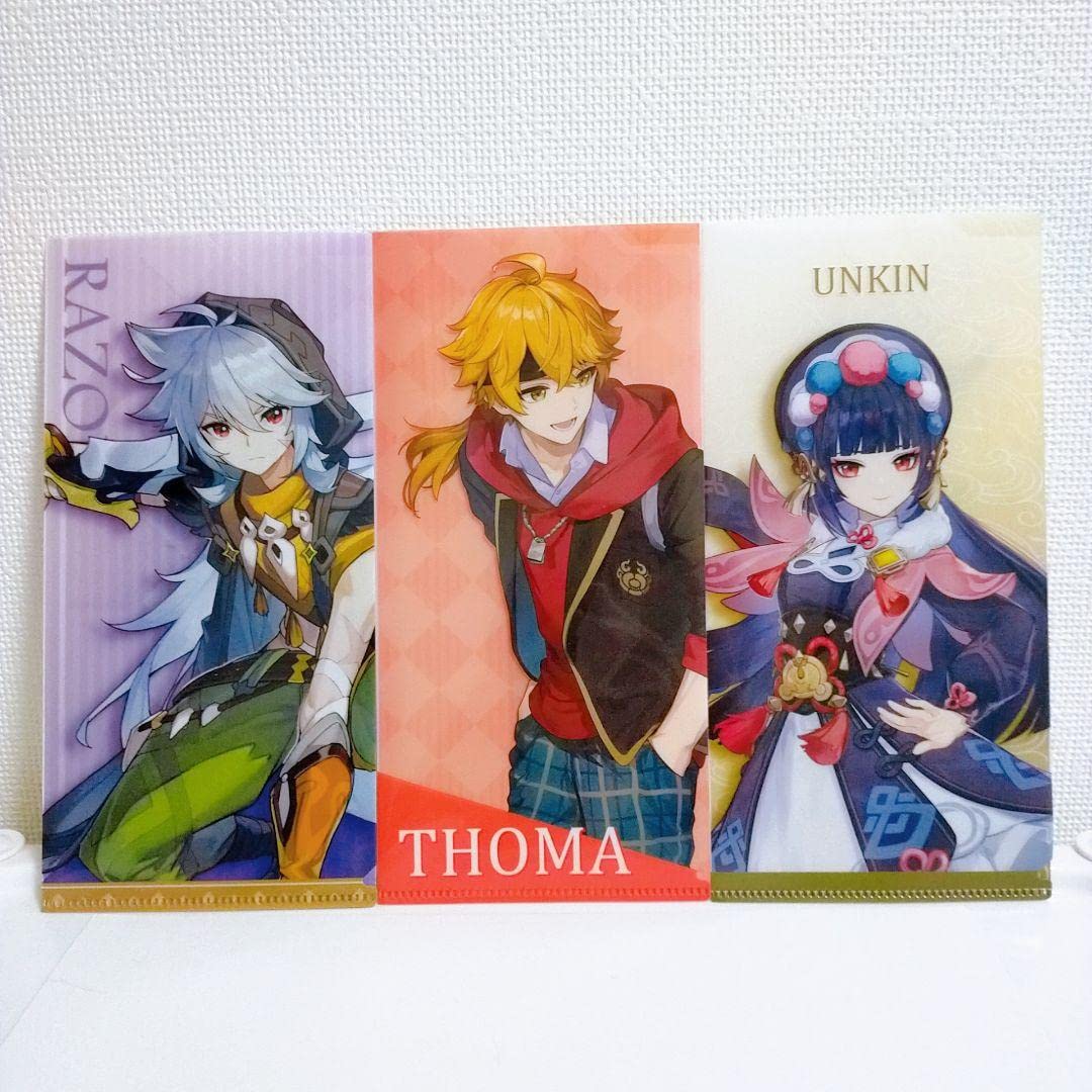 原神　gigoファイルセット Amazon.co.jp: 原神× GIGO トーマレザー雲菫 チケットファイル 3