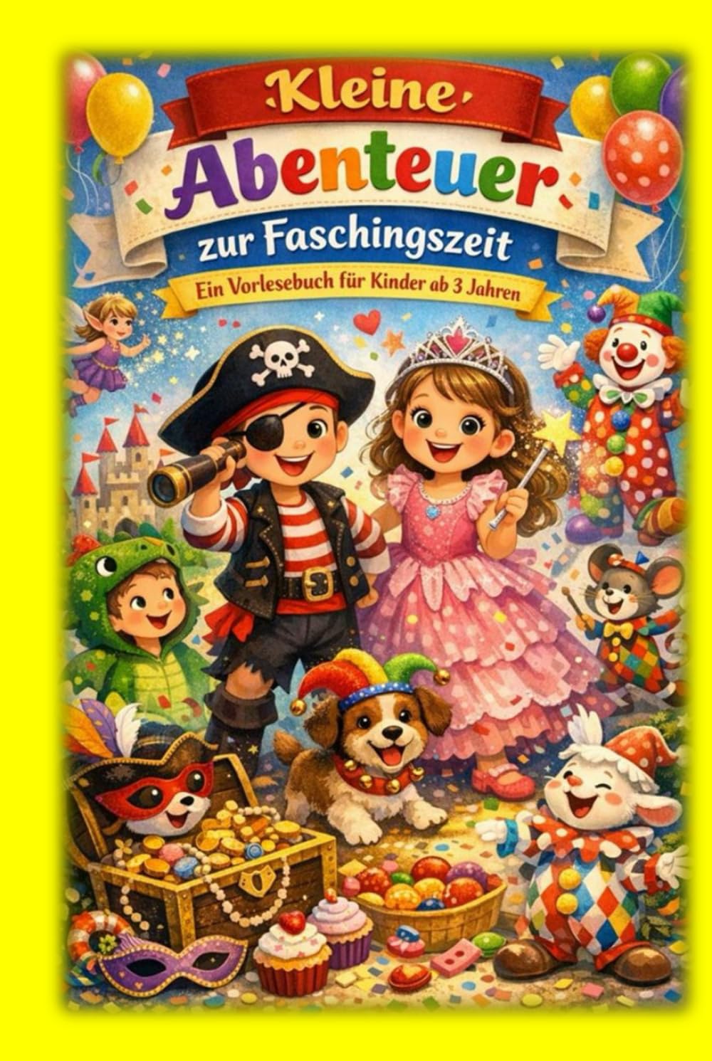 Kleine Abenteuer zur Faschingszeit: Ein Vorlesebuch für Kinder ab 3 Jahren