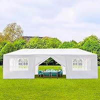 Vista 6 de Tienda de campaña de 10 x 30 pulgadas, impermeable, resistente, refugio para eventos al aire libre, tiendas de campaña para fiestas, toldo