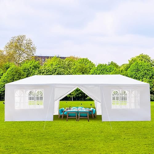 Miniatura 6 de Tienda de campaña de 10 x 30 pulgadas, impermeable, resistente, refugio para eventos al aire libre, tiendas de campaña para fiestas, toldo