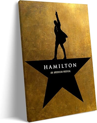 Hamilton - Póster musical de Broadway Americana, arte de pared para regalo, dormitorio, sala de estar (24 x 36 pulgadas, sin marco) disponible en Yaxa Guatemala