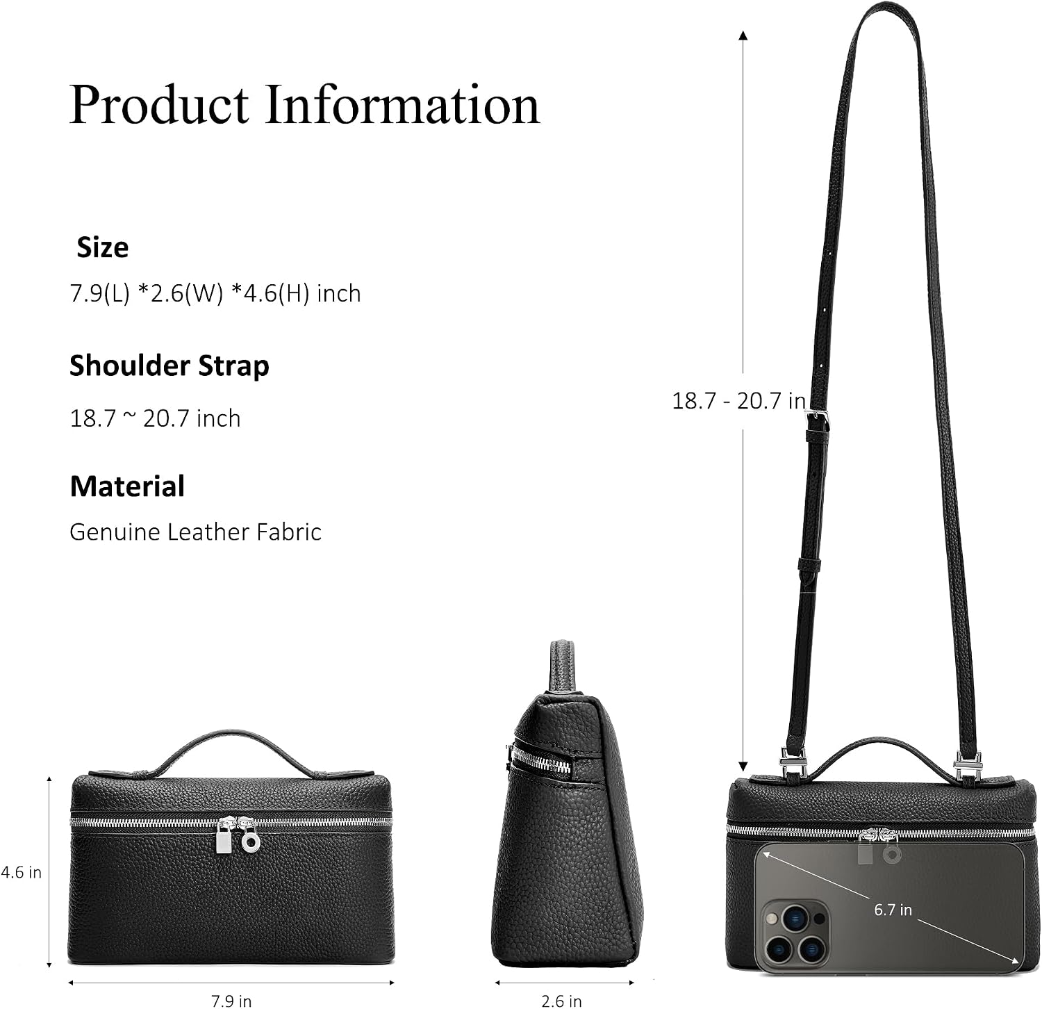 Genuine Leather Purse for Women: Small Top-Handle Bag for Leisure
