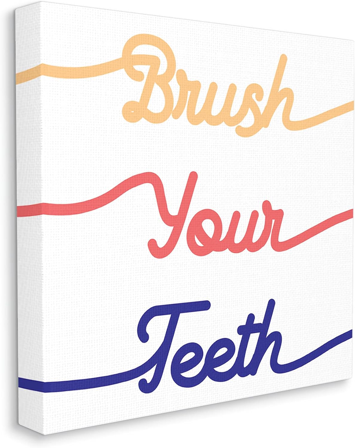 Stupell Industries Brush Your Teeth Children's Bathroom Dental Hygiene