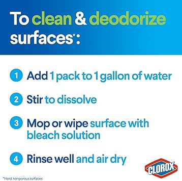 Clorox Zero Splash Bleach Packs - Laundry Pods, 4 Pack