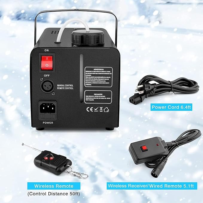Máquina de Nieve Profesional 600W con Control Remoto miniatura 5