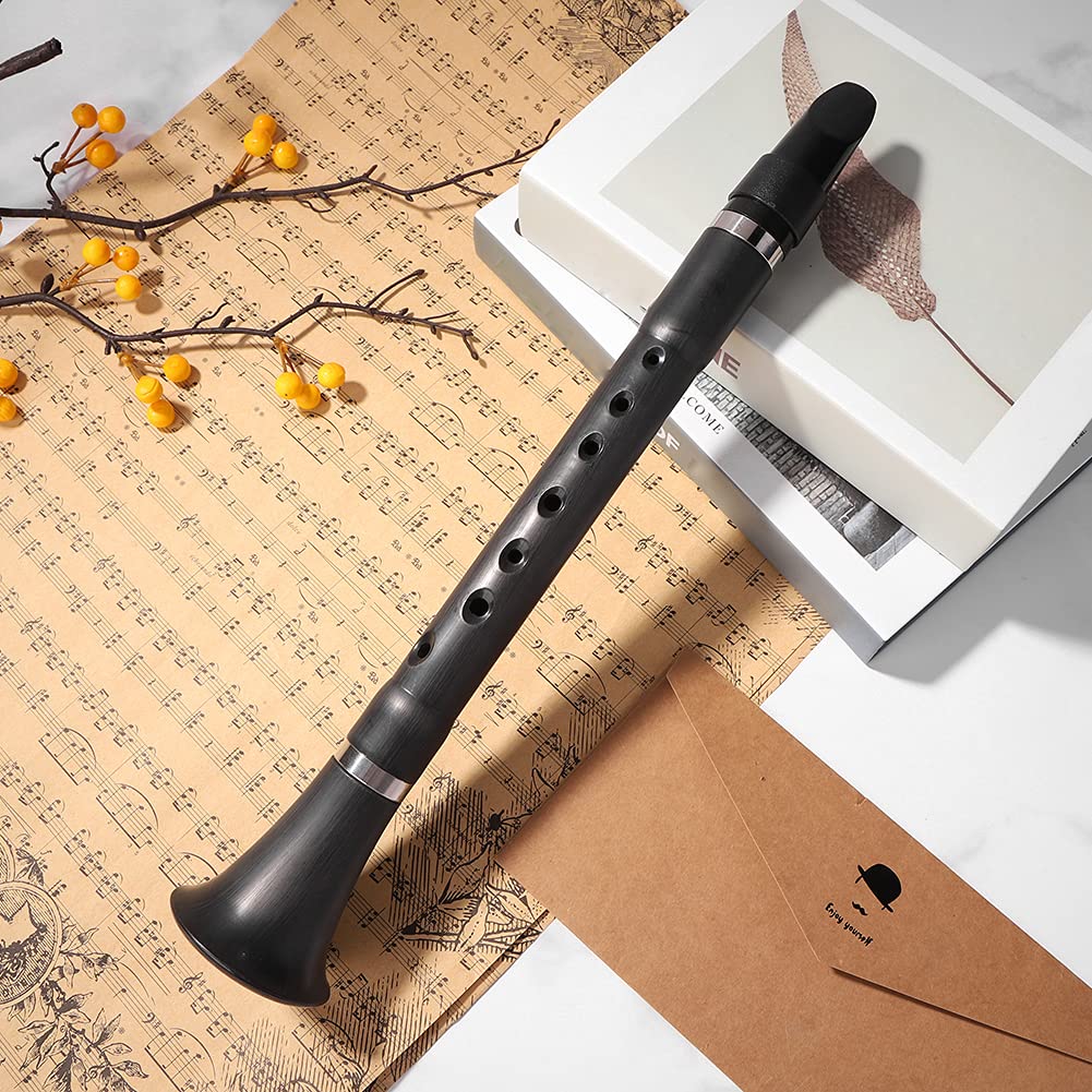 Clarinete, Mini Pocket BB B Flat Clarinete Madera Viento Instrumento para la Práctica Principiante