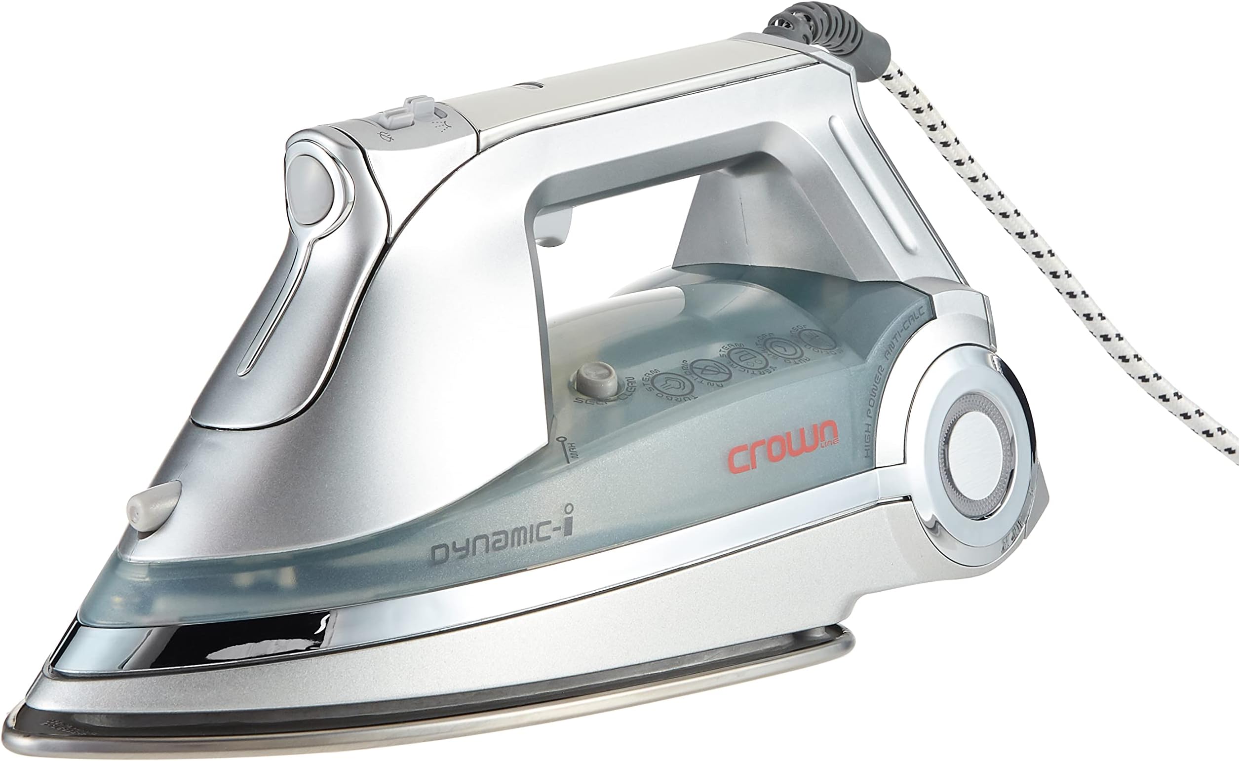 Crownline Dry And Steam Iron [si-144] , Grey