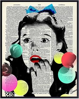 Wizard of Oz, Dorothy Pop Art Poster Print - Andy Warhol Style Contemporary Wall Decor Picture - Unique Funny Home Decoration for Girls Bedroom, Living Room - Gift for Women - 8x10 UNFRAMED