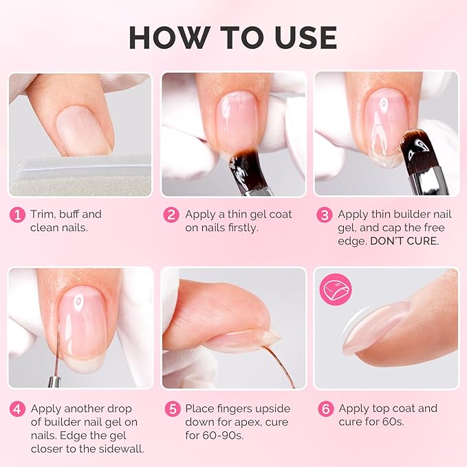 MelodySusie Gel Constructor Transparente para Uñas 30ml miniatura 7