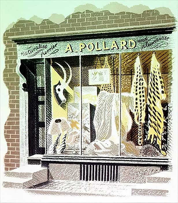 Toile fine art The Furrier Eric Ravilious impression haute texture