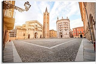 CLOGGS Parma central square Canvas Wall Art Decor Paintings Pictures for Bedroom Wall Decor Above Bed Living Room Wall Decoration Bathroom Office Artwork