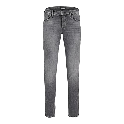 JACK & JONES Jjiglenn Jjoriginal Sq 349 Noos Jeans, Denim Nero, 31W x 34L Uomo