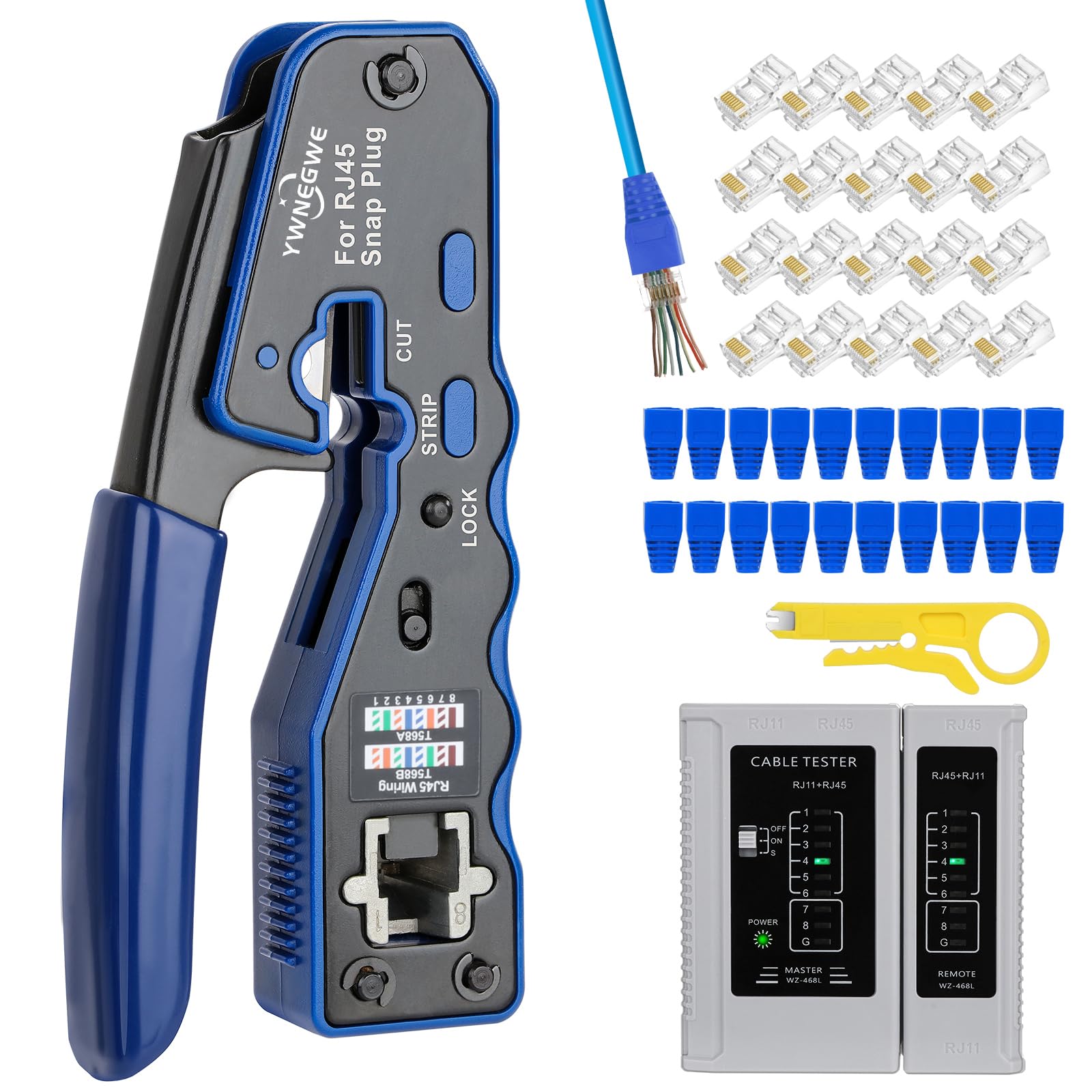 Kit d'outils de sertissage RJ45 professionnel