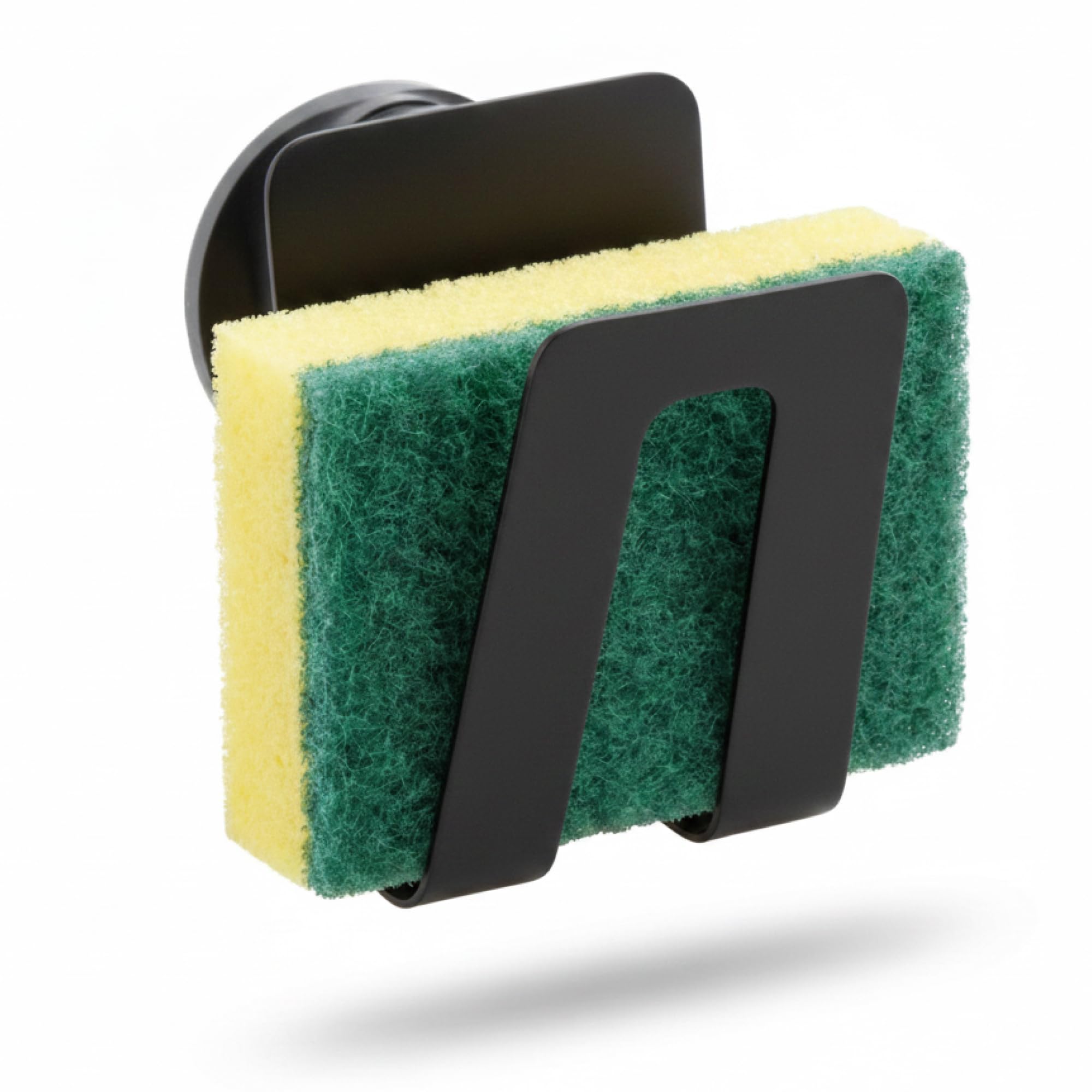 Porta spugna magnetico per lavello della cucina - Magnete potente - Organizer per lavello della cucina - Porta spugna per lavello (biocomposito)