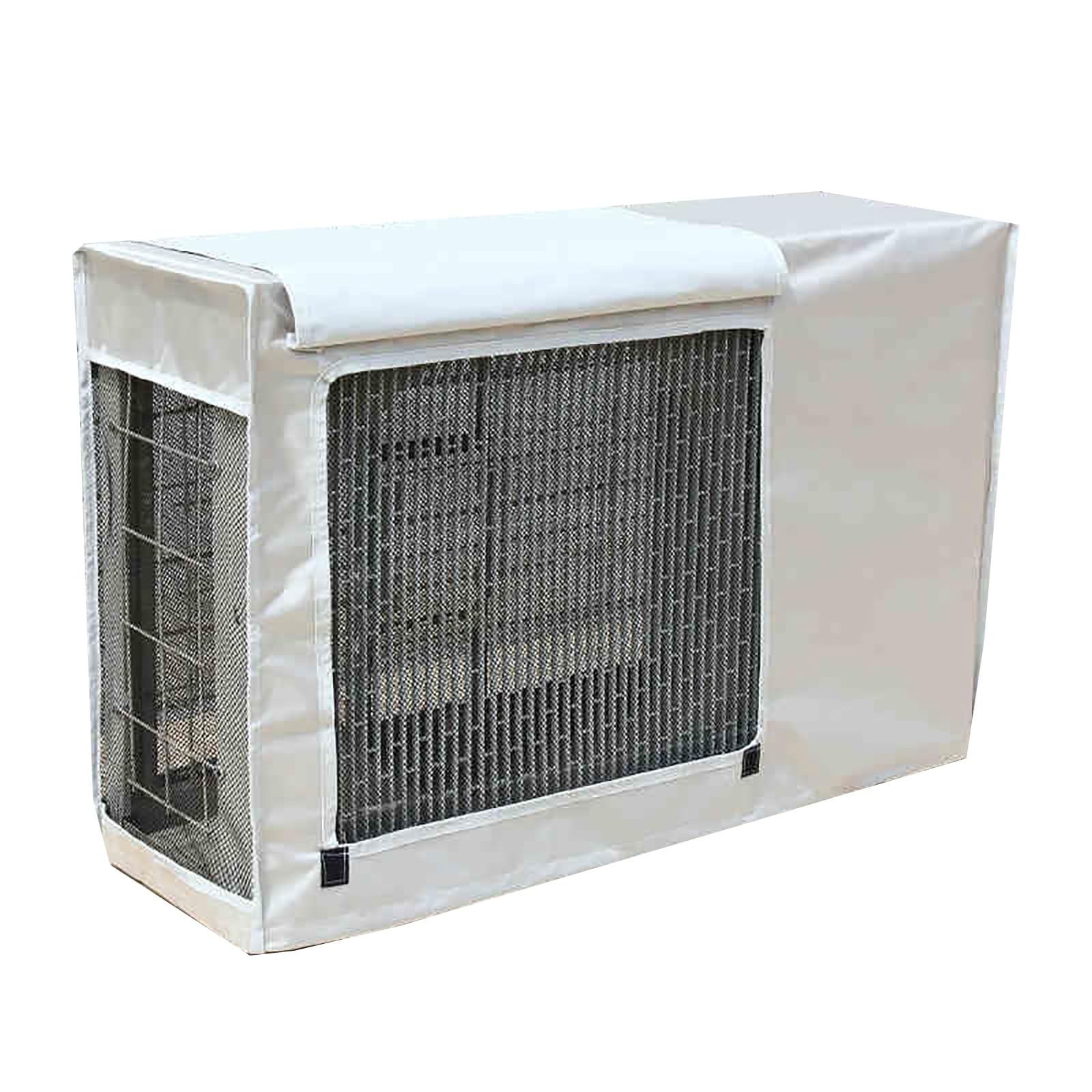 Copri Condizionatore da Esterno, Copertura Condizionatore Esterno e Coperture per Copri Motore Condizionatore Esterno(White,86x56x33 cm/34x22x13 in)