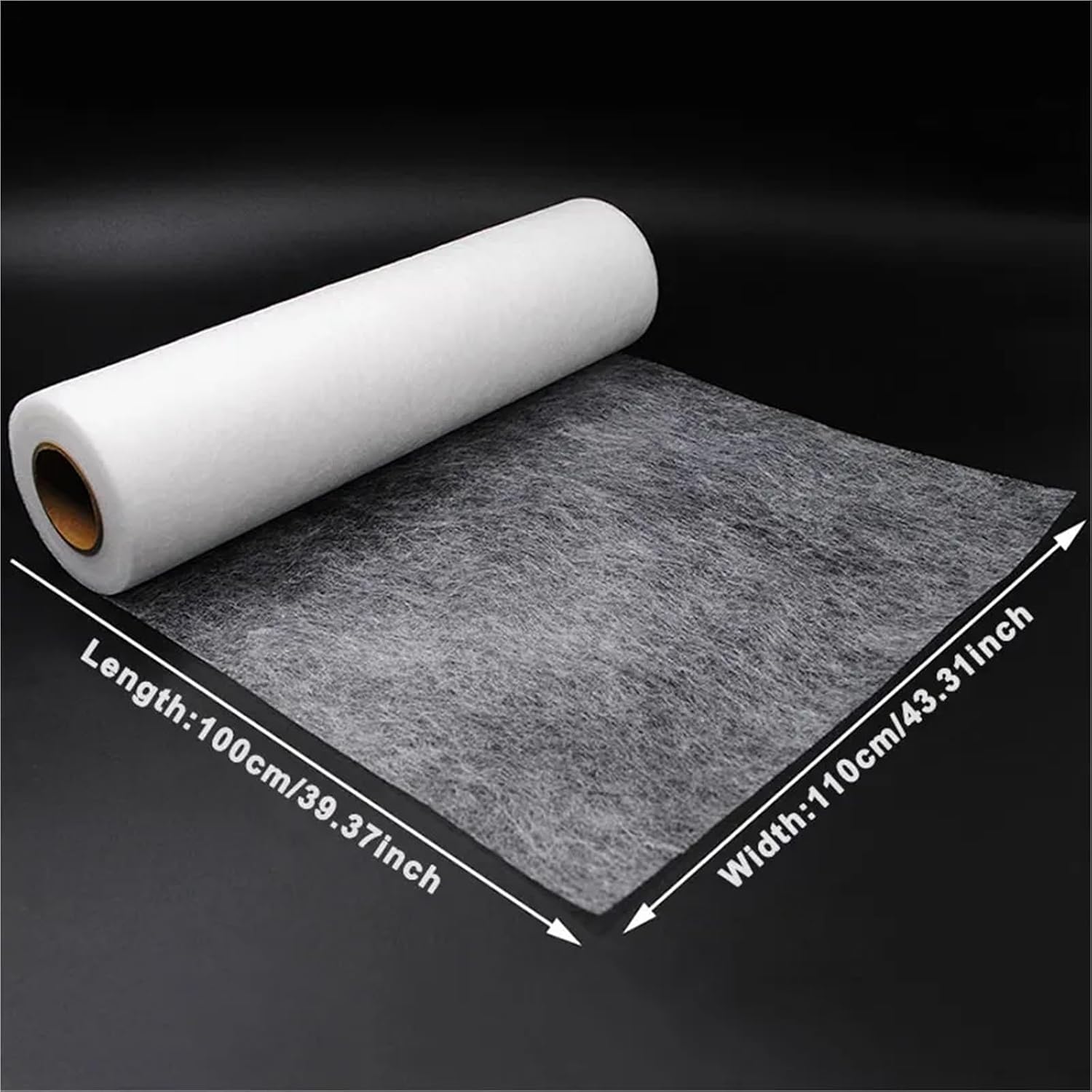 Heat Bond Iron-On Adhesive Fabric Fusing Tape Adhesive Hem Iron On Non-Woven Double Side Lightweight Film Press-on Patch Heat Melt(5pcs)