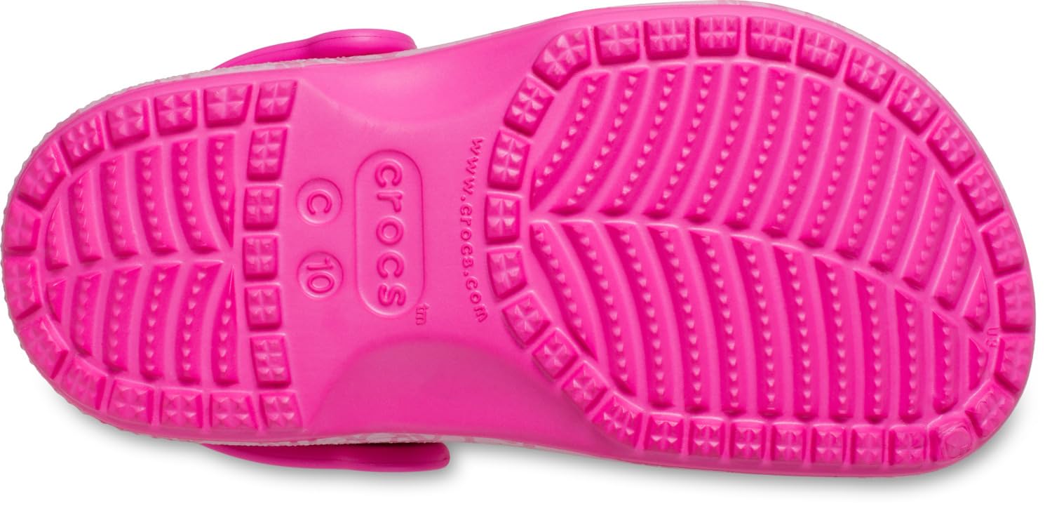 Crocs Mattel Pink Barbie Classic Clog T, Zuecos Unisex niños