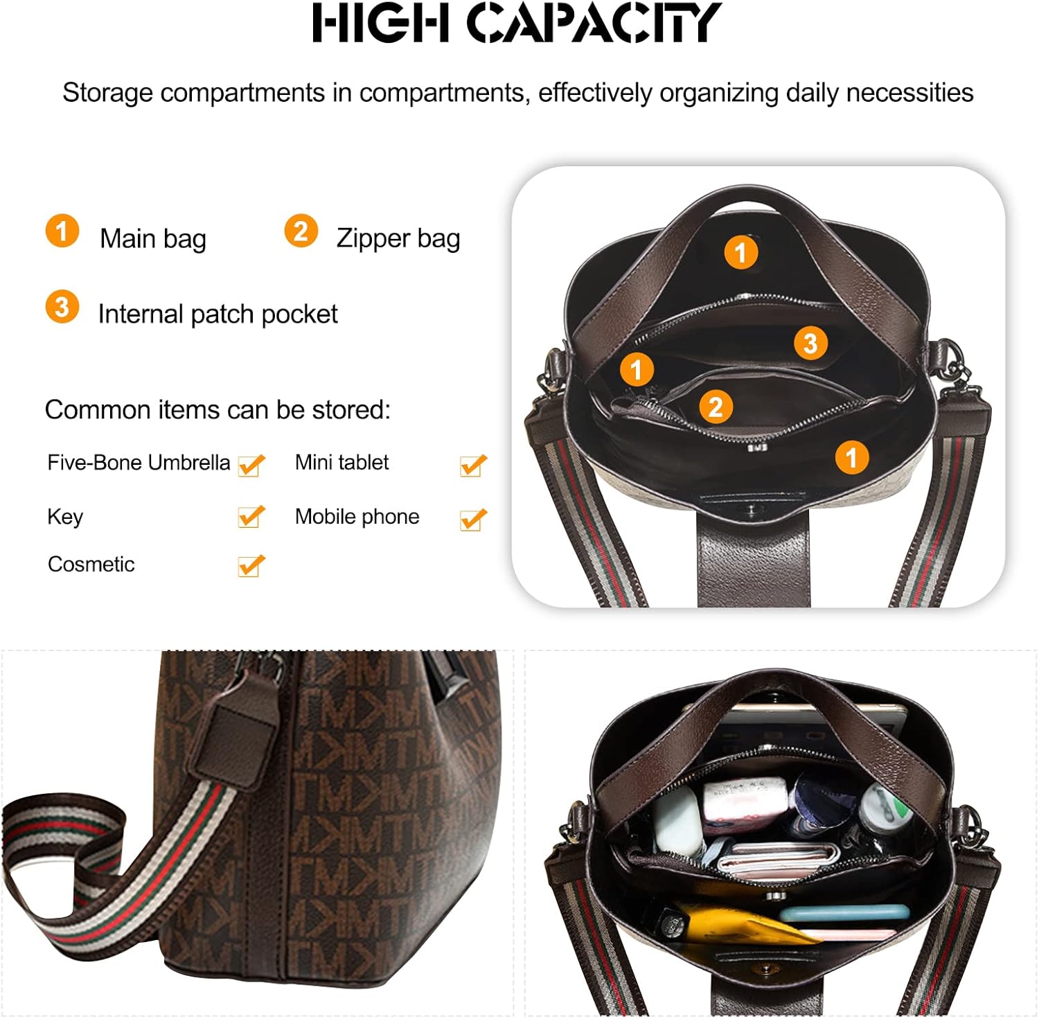 Ergocar Tote Bags for Women, Women's Tote Handbags, Fashion PVC, Women's Satchel, Purses Shoulder Bag, Woman Top-Handle Bags - Image 4