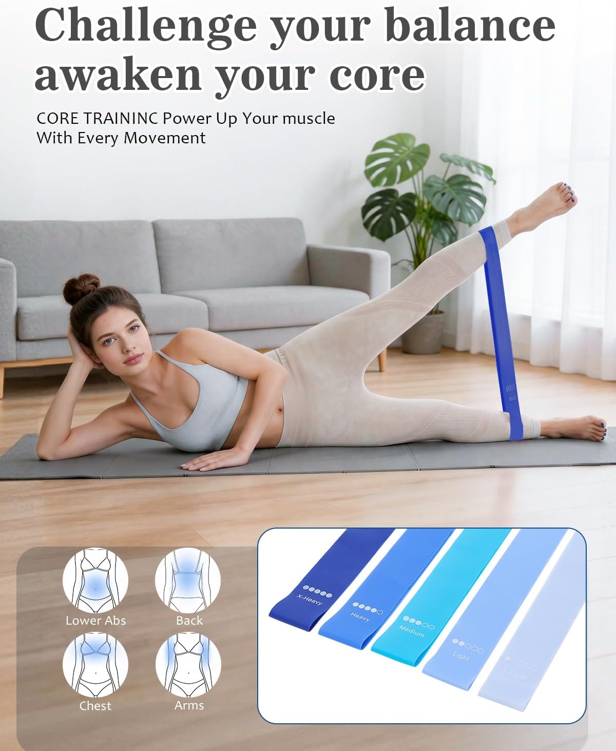 Pilates Kit, Pilates Equipment, Workout Sets for Women, Pilates Set with 15” Pilates Ring & Ball, Resistance Bands, Ankle Weights, Socks, Yoga Strap, Jump Rope & Massage Roller for Home Essentials