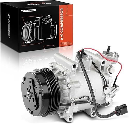 A-Premium Compresor de aire acondicionado con embrague compatible con Honda Fit 2009 2010 2011 2012 2013, 1.5L