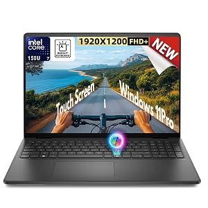 Dell 16-inch Touchscreen Laptop for Work Study 16 FHD Anti-Glare 16GB DDR5 RAM 1TB SSD Intel 10-Core 7
