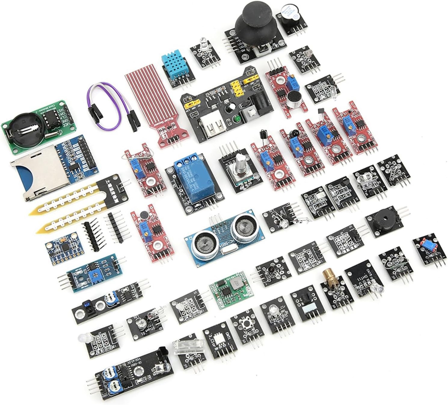 Sensor Modules Set 45pcs Development Board Kit Premium Quality Components for Projects Educational Purposes