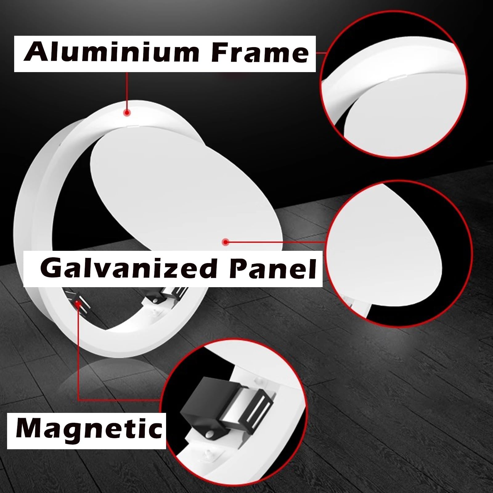 Panel Dostępowy Płyta Osłonowa Do Ściany Użytkowej, Metalowa, Instalacji Wodno-kanalizacyjnej, Ukryty Panel Drzwi Dostępowych(12cm(4 5/7in))