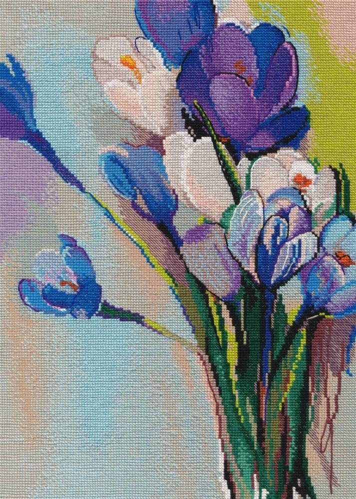 Oven Zestawy do haftu krzyżykowego dla początkujących i dorosłych śpiewają dla Ciebie 21 x 30 cm/8,27 x 11,81 cala