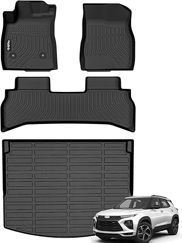 Alfombrillas de automóvil y forros para maletero de carga compatibles con Chevy Trailblazer 2021 2022 2023 2024 para todo tipo de clima, juego disponible en Yaxa Peru