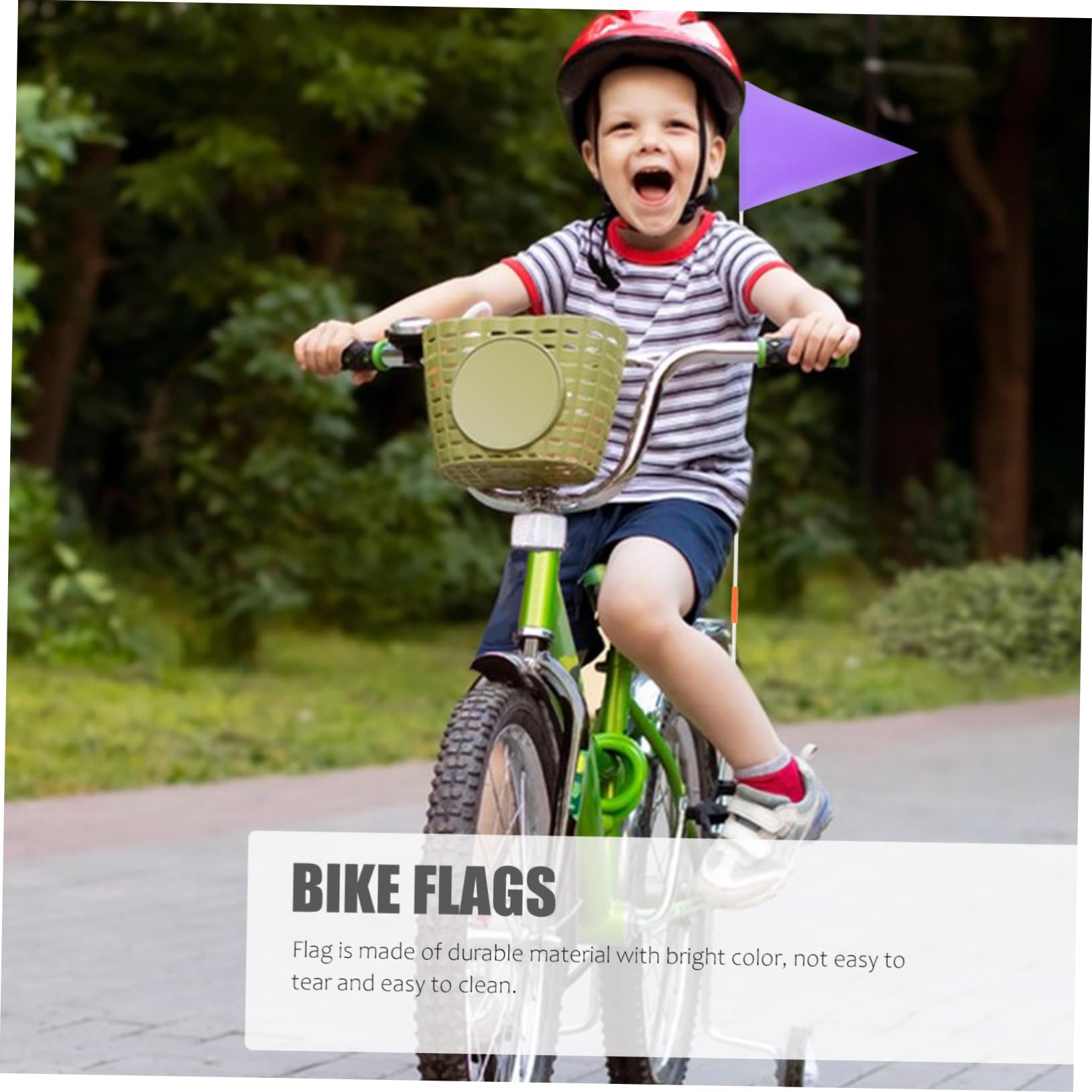 BESPORTBLE 5sätze Fahrradfahne Für Verstellbare Sicherheitsflagge Aus Robustem Für Fahrräder Dreiräder Und Scooter Einfache Montage Wetterfest Und Stabil Hohe Sichtbarkeit