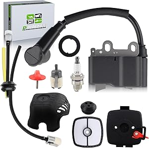 Ignition Coil & Carburetor Kit For Echo GT225, SRM225, HC150 Trimmers & More 7 thumbnail image