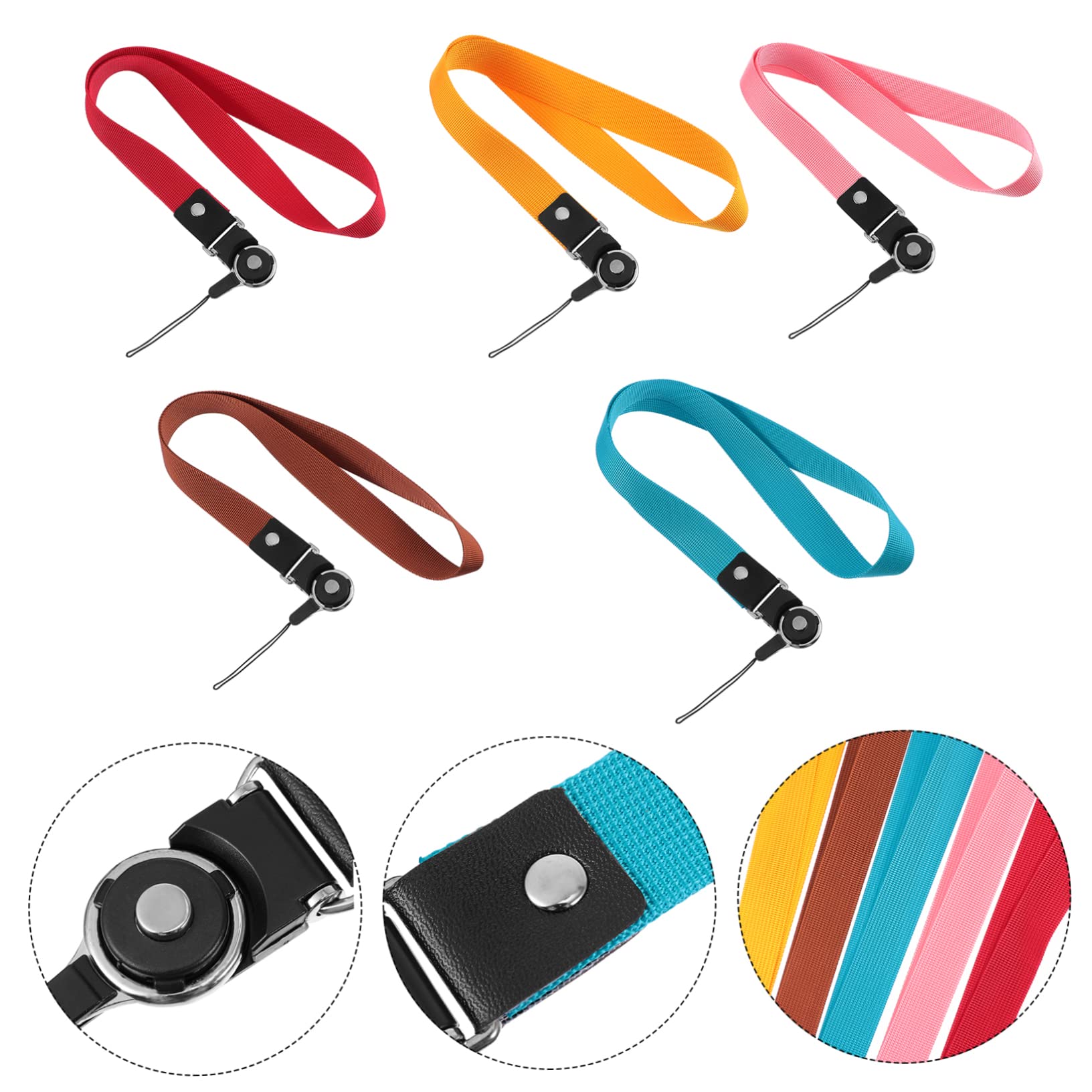 Gatuida 18piezas Lanyards Para Teléfonos Móviles De Cuerdas Antideslizantes Para Colgar Prácticos Accesorios Para Ciclismo y Senderismo Diseño Desmontable y Conveniente