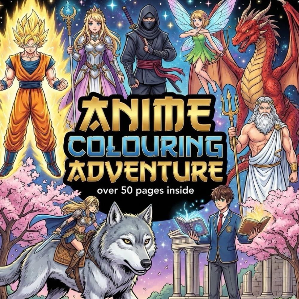 Anime Ultra Detailed Adventure: Step into a world where your creativity brings the art to life. This isn't just a coloring book; it’s a portal into a universe of intricate anime designs