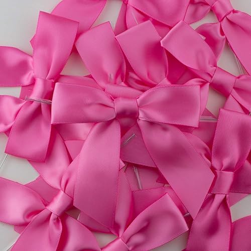 Miniatura 3 de 7Rainbows, 50 lazos de satén para manualidades, costura, álbumes de recortes, boda y regalo