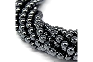 Natural Gemstone Magnetic Hematite Polished Beads