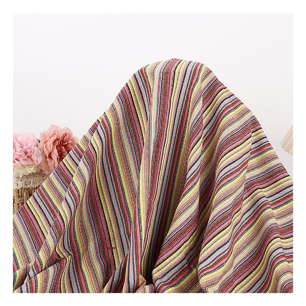 Tissu coton et lin ethnique résistant pour nappe et patchwork créatif - 8