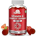 Sugar Free Vitamin B Complex Gummies - Vitamin B12, B7, B6, B3 (Niacin), B5, B8, B9 (Folate)- Third Party Tested- Prenatal, Vegan Diet, Older Adults - B Complex Vitamin Supplement- 60 Gummy Bottle