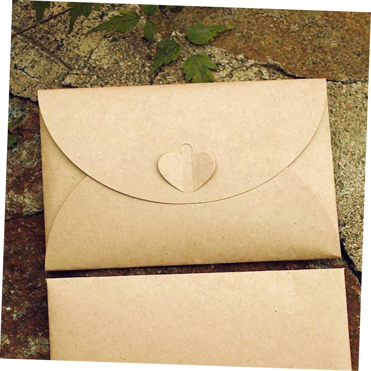 Angoily 100piezas Candado De Kraft Vintage Para Guardar Postales y Suministros De Bricolaje Sobres De Almacenamiento