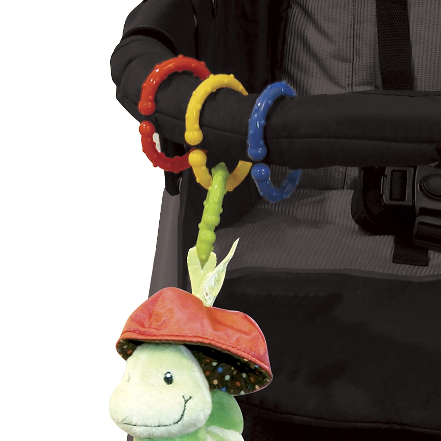 Nuby Linkables, 18 Colorful Attachable Links for Strollers, Car Seats, & Travel : Everything Else