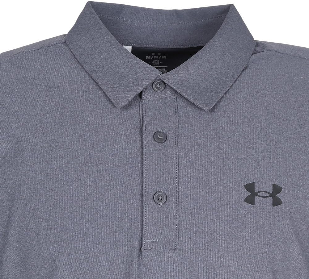 アンダーアーマー（UNDER ARMOUR） ゴルフウェア Mid ロゴ 長袖ポロシャツ 25 6011492 025