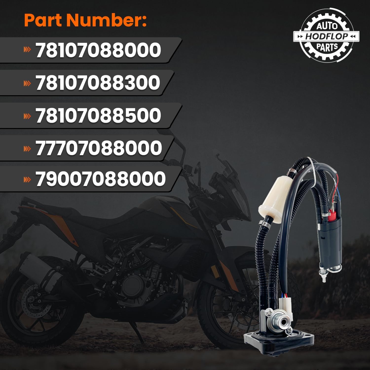 78107088000 Fuel Pump Assembly Compatible with KTM 150 XC-W 250 300 350 450 500 EXC XC SX-F Freeride 350 2011-2021 Replace# 78107088300 78107088500 77707088000 79007088000